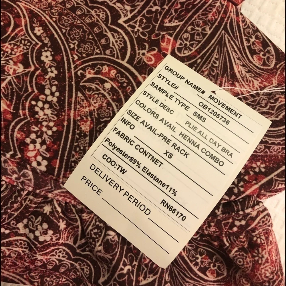 Free People Movement Plie All Day Bra In Henna